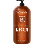 New York Biology Biotin Conditioner for Hair Growth and Thinning Thickening Formula for Hair Loss Treatment For Men & Women Anti Dandruff - 16.9 fl Oz