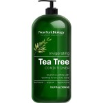 New York Biology Tea Tree Conditioner - Deep Cleanser - Relief for Dandruff and Dry Itchy Scalp - Therapeutic Grade - Helps Promote Hair Growth - 16.9 fl Oz