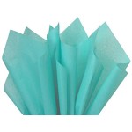 Caribbean Teal Tissue Paper Squares, Bulk 24 Sheets, Premium Gift Wrap and Art Supplies for Birthdays, Holidays, or Presents by Feronia packaging, Large 20 Inch x 26 Inch