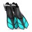 Greatever Snorkel Fins Adjustable Buckles Open Heel Swim Flippers Travel Size Short Swim Fins for Snorkeling Diving Swimming Adult Men Womens