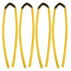 GM&BW 4 Slingshot Replacement Band Sets,Heavy Duty Elastic Rubber Bands, Compatible with Catapult from Trumark,Daisy,Barnett,Marksman;Suitable for All Wrist Rocket Insert-Yoke-into-Tube Hunting Style