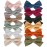 Baby Girl Hair Clips, 12 Pack Large Bows Barrettes Fully Lined Alligator Clip Hair Accessories for Little Girls Toddler Kids Children