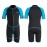 Seaskin Kids Wetsuit for Boys Toddlers, 2mm Front Zipper Shorty Wetsuits, Neoprene Thermal Swimsuits for Diving Surfing Swim Lessons Size 4
