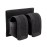 Kosibate Speedloader Pouch, Speed Loader Pouches Nylon Fits Revolver S&W 38 357 44 45 Caliber, 5 & 7 Shot Double Speedloader Case 