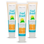 Oxyfresh Maximum Fresh Breath Lemon Mint Toothpaste - Clean Teeth & Fresh Breath - Natural Essential Oils & Natural Xylitol to Help Fight Tartar - SLS & Fluoride Free - 5 oz (Pack of 3)