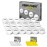 GoSports Foam Flight Practice Golf Balls 24 Pack - White
