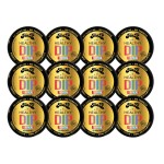 TeaZA Energy Pouches - Nicotine Free, Smokeless Alternative Snuff and Healthy Chewing Dipping with Fruit Flavors Pineapple Mango Citrus (Tropical - 12 Pack)