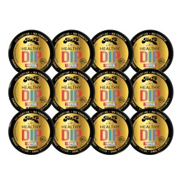 TeaZA Energy Pouches - Nicotine Free, Smokeless Alternative Snuff and Healthy Chewing Dipping with Fruit Flavors Pineapple Mango Citrus (Tropical - 12 Pack)