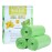 Jaoul Trash Bags 4 Gallon, Small Garbage Bags Strong Tear & Leak Resistant, Unscented Trash Bags for Kitchen, Bathroom, Office, Restroom, Car, Green, 60 Counts