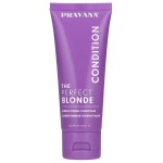 Pravana The Perfect Blonde Purple Toning Conditioner | Neutralizes Brassy, Yellow Tones | For Color-Treated Hair | Adds Strength, Shine, Elasticity | 2 Fl Oz