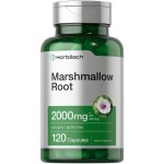 Horbach Marshmallow Root Capsules | 2000mg | 120 Count | Non-GMO & Gluten Free | Traditional Herb Extract