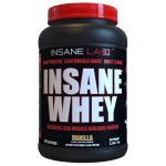 Insane Labz Insane Whey,100% Muscle Building Whey Protein, BCAA Amino Profile, Mass Gainer, Meal Replacement (Vanilla, 30 Servings)