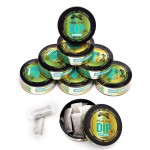 TeaZa Herbal Energy Pouches Wintergreen with Caffeine, Smokeless Alternative Pucks Nicotine Free and Tobacco Free Herbal Snuff, Great Tasting & Refreshing Tobacco Alternative (8 Pack)