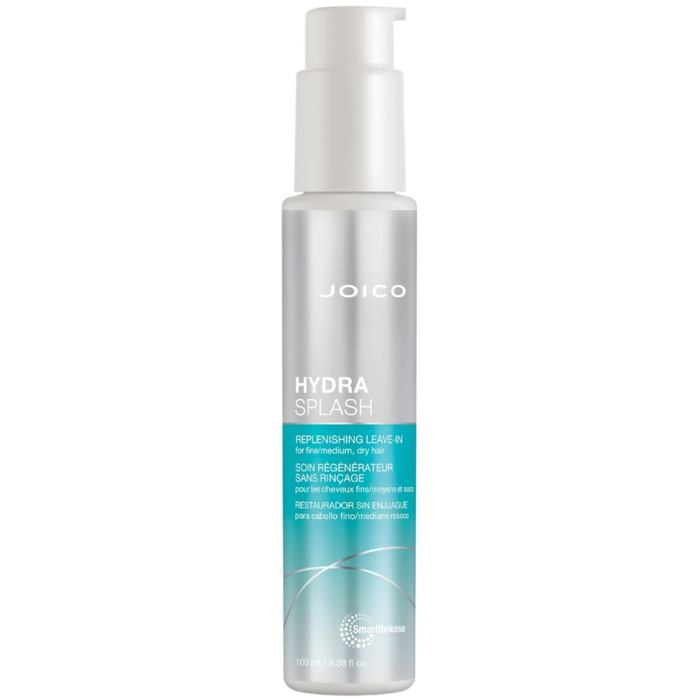 Joico HydraSplash Replenishing Leave-In | For Fine, Medium, Dry Hair | Boost Shine & Softness | Tame Frizz & Hydrate | With Sea Kelp & Coconut Water | 3.38 Fl Oz