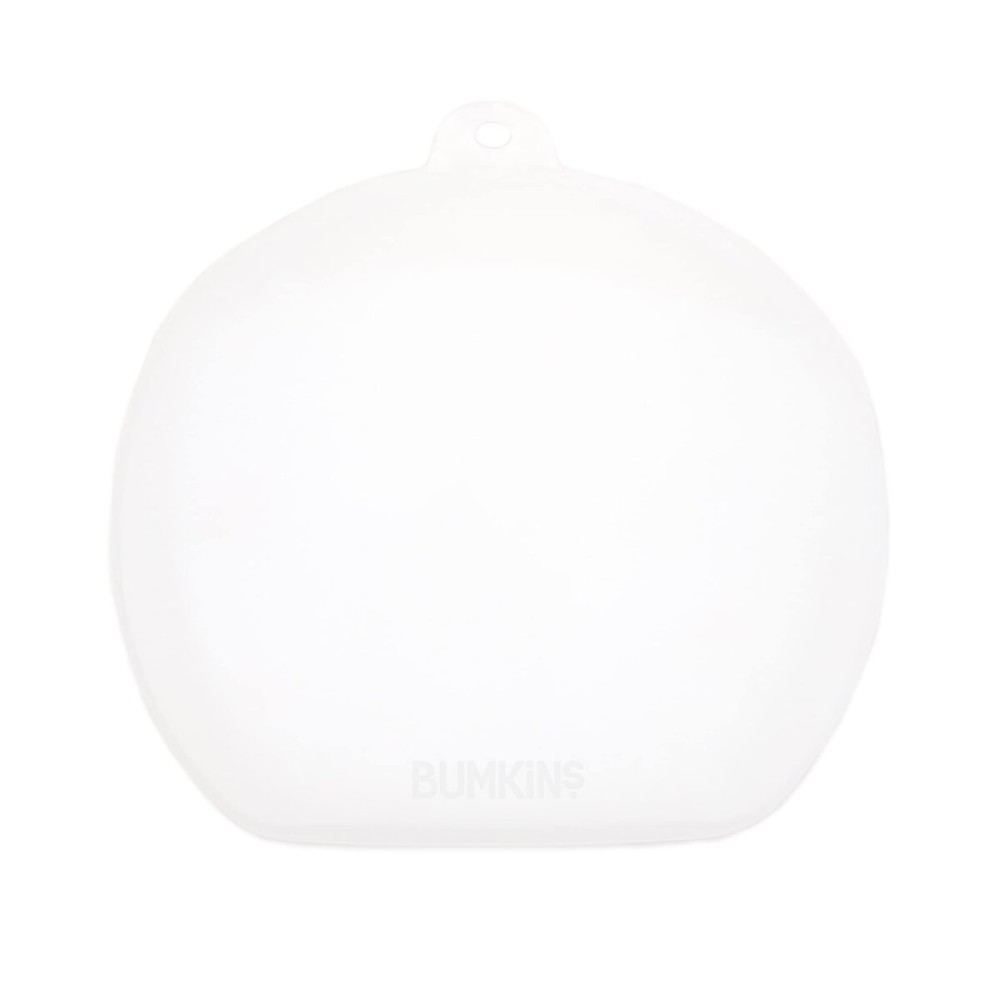 Bumkins Toddler and Baby Suction Plate, Divided Grip Dish Cover for Babies and Kids, Baby Led Weaning, Feeding Supplies, Store and Label Leftovers, Food Prep Portions, Fits Bumkins Dish and Plate