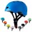 Apusale Bike Skateboard Helmet, Adjustable and Multi-Sport for Skate Scooter, 3 Sizes for Adult Youth Kids Toddler (Blue)