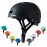 Apusale Bike Skateboard Helmet, Adjustable and Multi-Sport for Skate Scooter, 3 Sizes for Adult Youth Kids Toddler (Black)