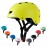 Apusale Bike Skateboard Helmet, Adjustable and Multi-Sport for Skate Scooter, 3 Sizes for Adult Youth Kids Toddler (Yellow Green)
