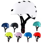 Bike Helmet 3 Sizes for Teenager Kids Youth Adults,Bavilk Skateboard Helmet Adjustable Multi-Sport Bicycle Cycling Scooter Roller Skate Inline Skating Rollerblading for Girls Boys Women Men Teen