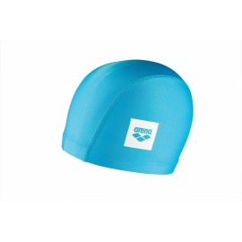 Arena Unix II Classic Fabric Swim Cap Lightweight Textile Swimming Cap Headcover for Men and Women Fitness Swimming, Light Blue, One Size