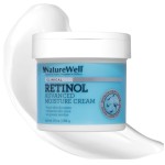 NATURE WELL Clinical Retinol Advanced Moisture Cream for Face, Body, & Hands, Boosts Skin Firmness, Enhances Skin Tone, No Greasy Residue, 10 Oz (Packaging May Vary)