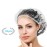 YIZIJIZI 30PCS Disposable Shower Caps, Large Thick Clear Waterproof Shower Cap for Women, large Size 20.5, Home Use, Spa, Hotel and Hair Salon, Clear Shower Caps for Travel