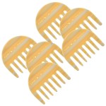 Giorgio G28 Detangling Comb, Pocket and Travel Comb for Thick Hair - Hair Detangler for Wet and Dry Everyday Care. Handmade, Saw-Cut, and Polished