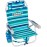 Tommy Bahama Beach Chair, Aluminum, Green Strips