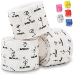 WARM BODY COLD MIND 1.85 Weightlifting Thumb Tape - Hook Grip Tape for Powerlifting, Cross Training, Gym Tape, Workout, Weight Lifting Tape, Athletic Finger Wrap (White 3 Rolls)