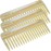 Giorgio G30 Large 5.75 Inch Hair Detangling Comb, Wide Teeth for Thick Curly Wavy Hair. Long Hairs Detangler Comb For Wet and Dry. Handmade of Cellulose, Saw-Cut, Hand Polished, Ivory 3 Pack