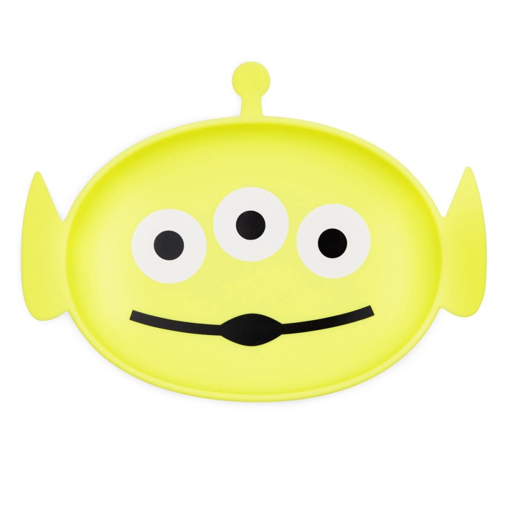 Bumkins Disney Toddler and Baby Suction Plate, Grip Dish for Babies and Kids, Baby Led Weaning, Feeding Supplies, Sticks to Tables and Highchairs, Platinum Silicone, for Children 6 Months, Toy Story