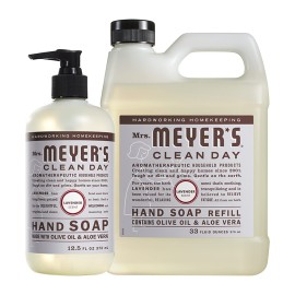 Mrs. Meyer\'s Hand Soap Variety, 1 Lavender Refill, 1 Lavender Hand Soap, 1 CT
