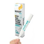 NIXXIT Nail Biting Prevention for Kids - Thumb Sucking Deterrent for Kids, Toddlers, Children - No Bite Nail Polish Pen - Bitter Taste - Safe & Effective Solution for Age 3+
