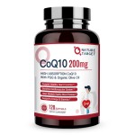 NATURE TARGET CoQ10-200mg-Softgels + PQQ with Organic-Olive-Oil - High Absorption-Coenzyme-Q10 - Antioxidant-for-Heart-Health and Immune Support, Energy Production, 120 Servings