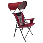 GCI Outdoor Sunshade Comfort Pro Chair, Cinnamon Red