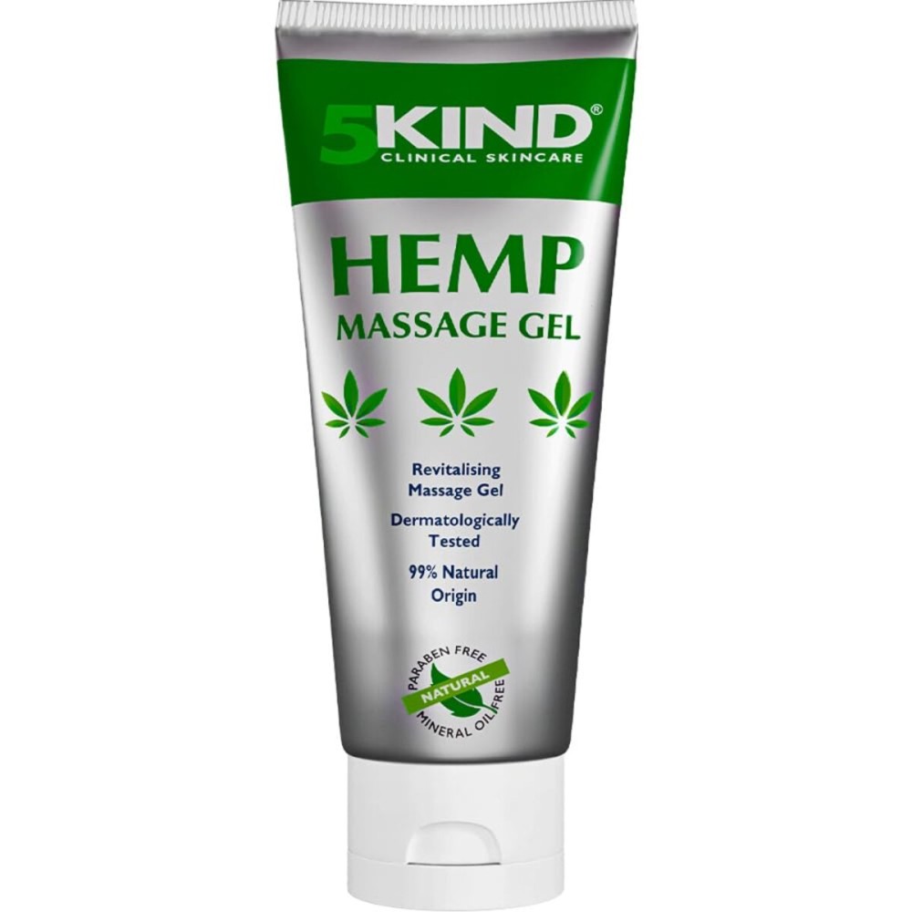 5kind Hemp Active Gel 3.4 fl oz- Hemp Cream Maximum Strength - Natural Soothing Topical Cream - Muscle Rub for Lower Back, Joints, Neck, Knees and Shoulders - Maximum Strength Hemp Cream
