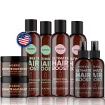 Moerie Shampoo and Conditioner Plus Hair Mask and Hair Spray Mega Pack - The Ultimate Hair Care Set - For Longer, Thicker, Fuller Hair - Volumizing Hair Products - Paraben & Silicone Free - 8 items