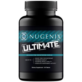 Nugenix Ultimate Free Testosterone Booster Supplement for Men - 56 Count
