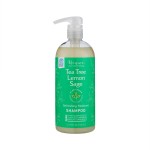 Renpure Plant Based Tea Tree and Rosemary Refresh and Rebalance Shampoo - Soothes Dry Scalp - Delivers Moisture and Shine - Rids Hair of Grime - Dye Free - Recyclable, Pump Bottle Design - 24 fl oz