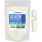 XPRS Nutra Size 5 Empty Capsules - 1000 Count Very Small Empty Gelatin Capsules - Pills DIY Capsule Filling - Fillable Pill Gel Caps for Do-It-Yourself Vitamin Supplements (White)