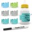 Pumpkin Doodle-The Original Write and Reuse Baby Bottle Labels for Daycare (Cool-Multi-Small) Compatible with Dr. Brown\'s 4oz Bottle