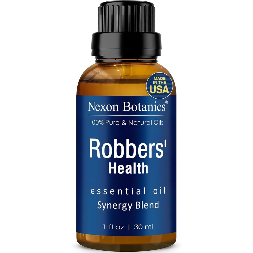 Robbers\' Health Essential Oil Blend 30 ml - Immunity Boosting Thieves Oil - Natural Fighter Shield Against Impurities - Nexon Botanics