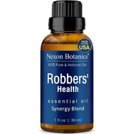 Robbers\' Health Essential Oil Blend 30 ml - Immunity Boosting Thieves Oil - Natural Fighter Shield Against Impurities - Nexon Botanics