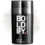 BOLDIFY Hair Fibers (12g) - Fill In Thinning and Fine Hair for an Instantly Fuller, Thicker Look - 14 Shades for Women & Men - White