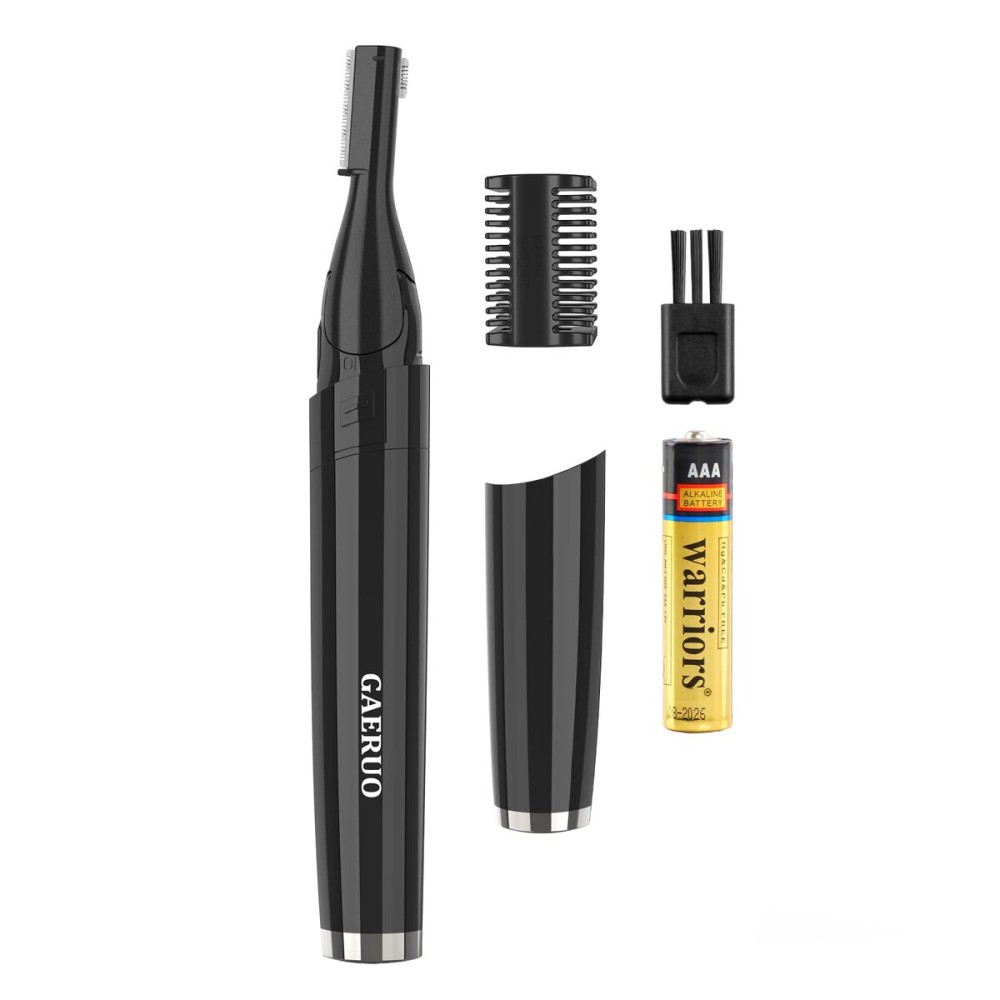 Electric Eyebrow Trimmer, Painless Portable Eyebrow Shaper Trimmer Kit for Women Men, Eyebrow Hair Trimmer with Battery for Face Lips Armpit Leg Body