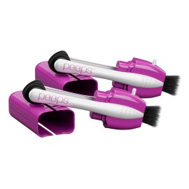 CarbonKlean Peeps Eyeglass Lens Cleaner - Efficient and Durable Carbon Microfiber Technology - Exclusively Used by NASA - 500 Uses (Purple, 2 Pack)