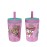 Zak Designs Kelso 15 oz Tumbler Set (Paw Patrol Skye & Everest) Leak-Proof Screw-On Lid with Straw Made of Durable Plastic and Silicone, Perfect Cup Bundle for Toddlers, Kids (2pc Set)