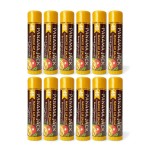 Panama Jack Sunscreen Lip Balm - SPF 45, Broad Spectrum UVA-UVB Sunscreen Protection, Prevents & Soothes Dry, Chapped Lips, Mango, 12-pack