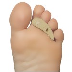 Steins Hammer Toe Crest Cushion and Buttress Pad Reduces Pressure from Calluses and Hammer Toes, Small Left, Beige, 3 Count