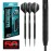 RED DRAGON Razor Edge Black 20g Tungsten Darts with Flights and Stems